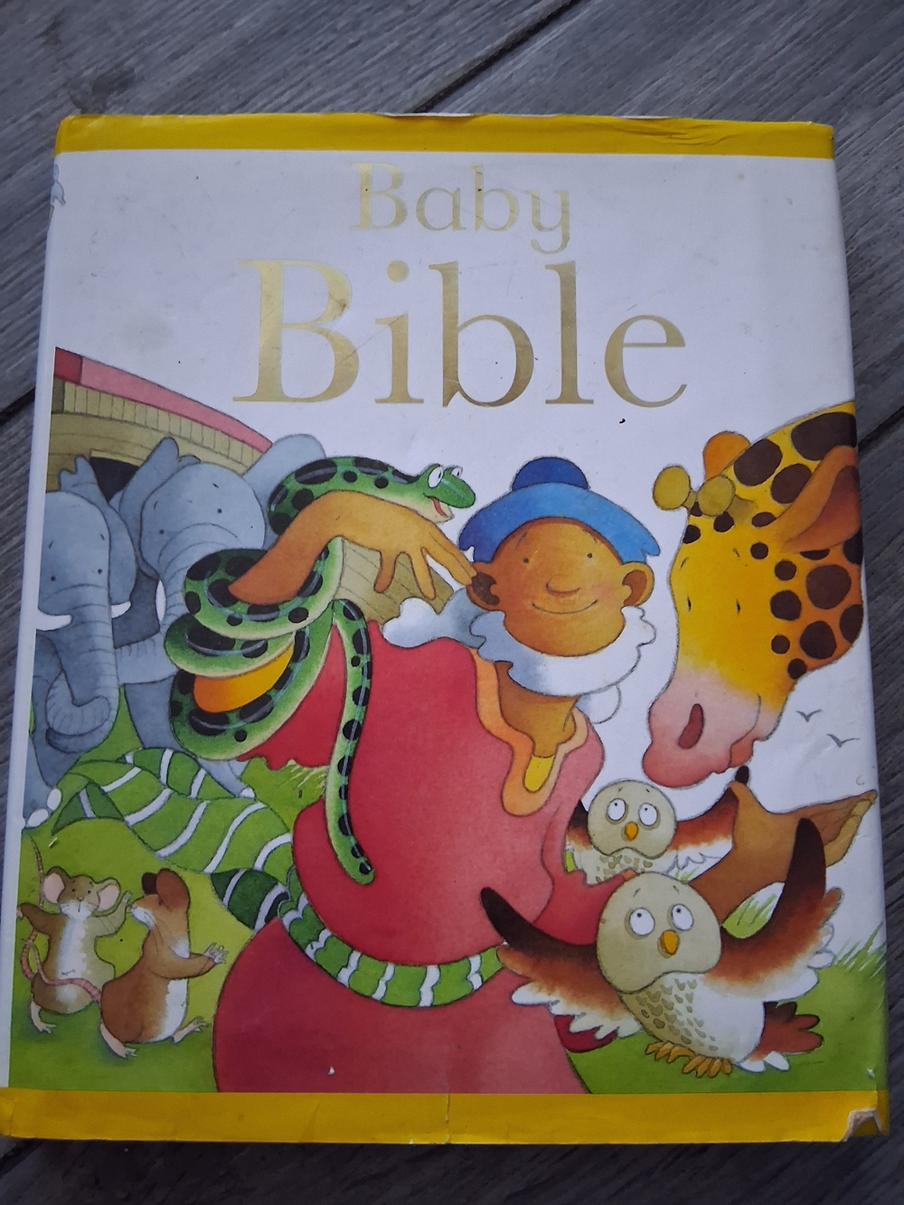 Baby Bible - Illustrated Kids Book in Yellow and Multicolor